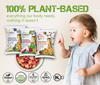 Awsum Organics Baby Snacks with Organic Extra Virgin Oil - Carrot and Raspberry ( 0.75 Oz Bags)